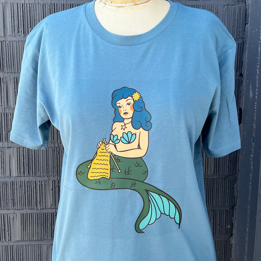 Slate Blue Mermaid Tee Shirt