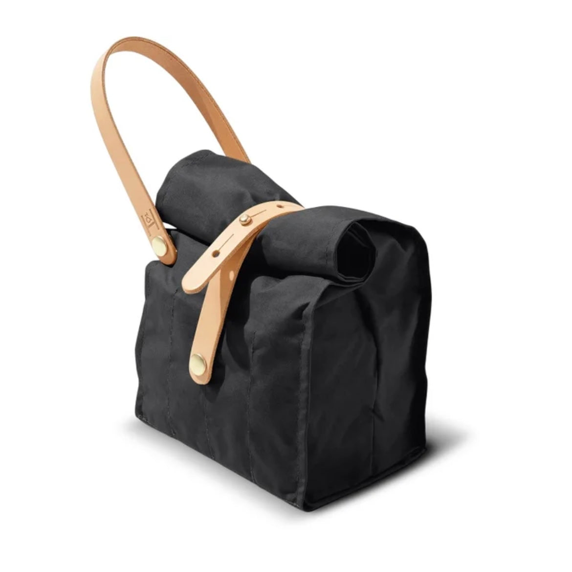 Hide and Hammer #08 Small Roll Top Bag - Black