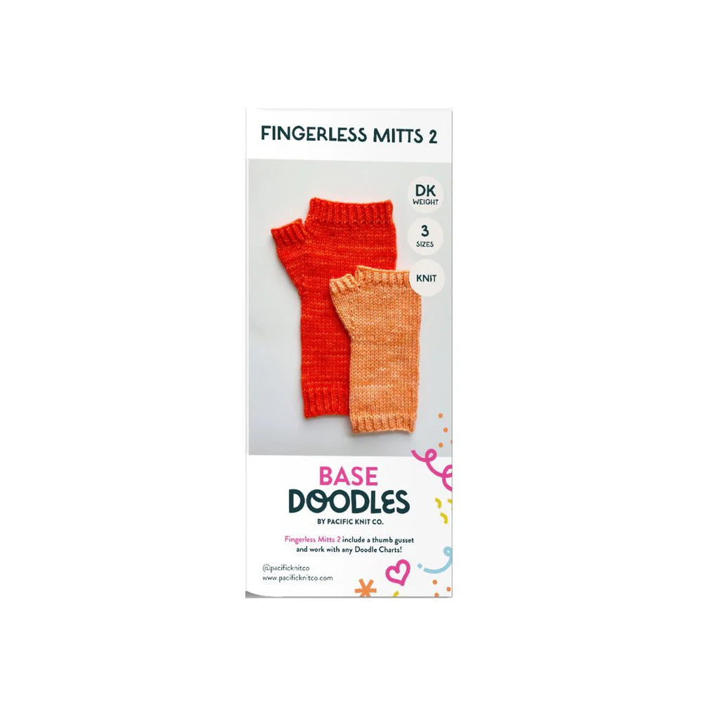 Base Doodle Fingerless Mitts 2 Pattern