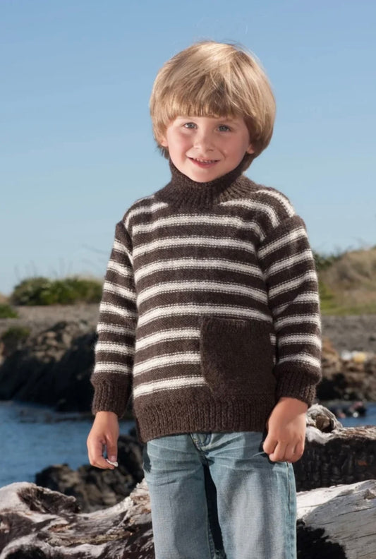 Chocolate Ripple Sweater Pattern