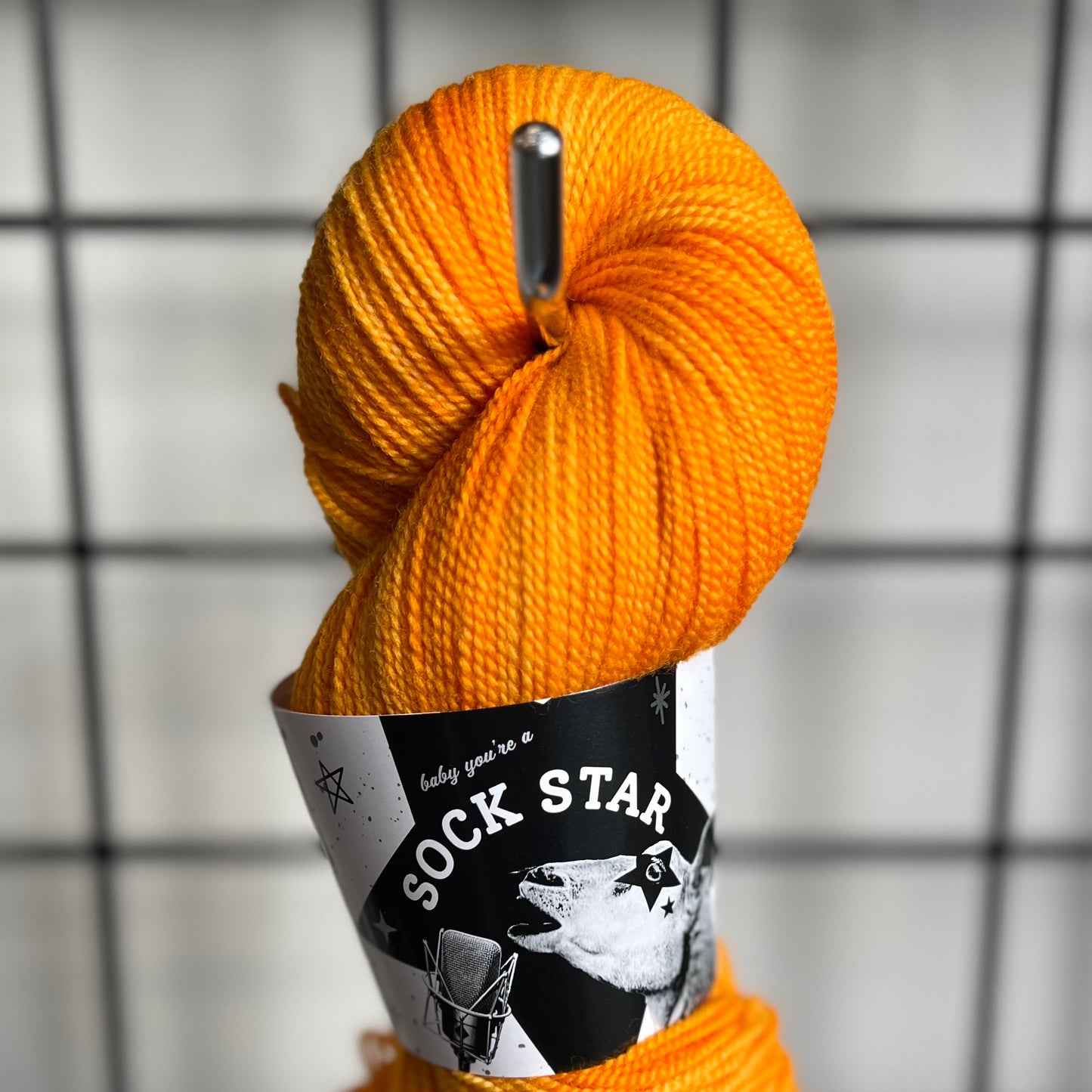 Sock Star Claire's Creations Yellow